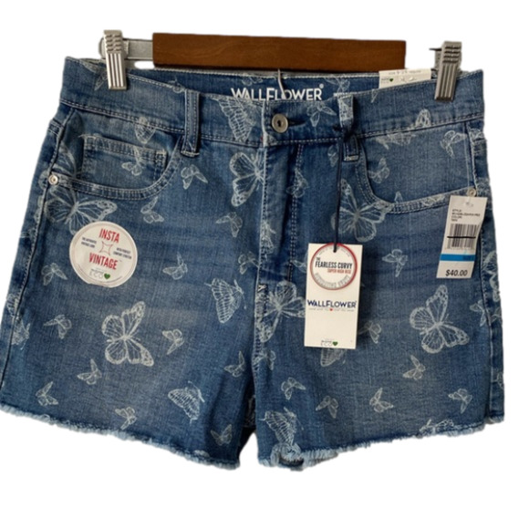 Wallflower Pants - Wallflower Vintage Shorty Shorts 9 The Fearless Curvy Super High Rise 90s Rocker